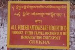 ingresso in Bhutan