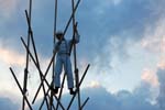 arrampicarsi verso il cielo