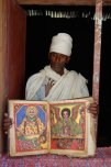 priest and sacred book