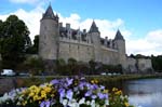 Castle and flowers