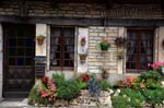 flowered house