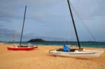 barche sulla spiaggia