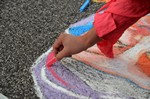 la mano e il colore rosso 