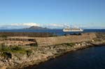 arrivo dell'Hurtigruten a Svolvaer 
