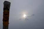 totem on the beach