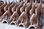 flying statues