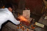 pilgrim at Pak Ou