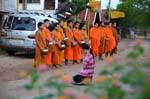 monks at Muang Khong