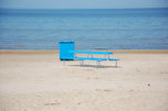 blue and the sea
