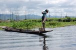 rowing on the lake