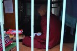 monk in room