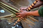 strumento musicale di bamboo