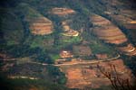 rice fields on mountains