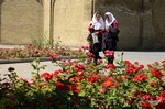 studenti in visita al Golestan