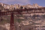 iron bridge in Cuenca