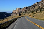strada verso Yellowstone