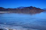 riflessi sul lago salato